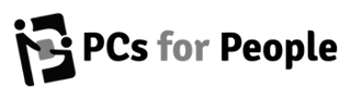 Pcs for people logo black